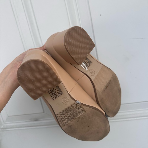 Forever 21 Black and Tan Block Heel Shoes - Picture 7 of 8